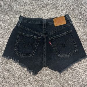 Levi Black Denim Shorts